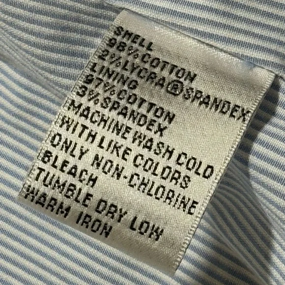 Talbots Stretch Size 10 Navy Blue Cotton Short Blazer - Picture 6 of 13